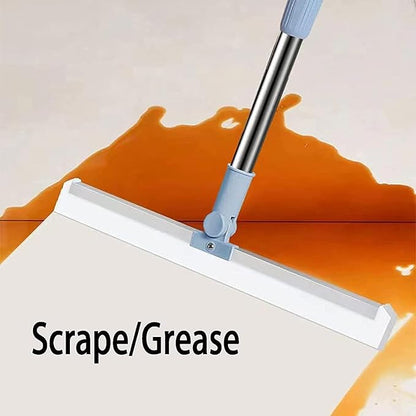 20 inch Wiper - 50 Inch Magic Broom Silicon Floor Wiper 180 Degree Rotating Squeegee Broom