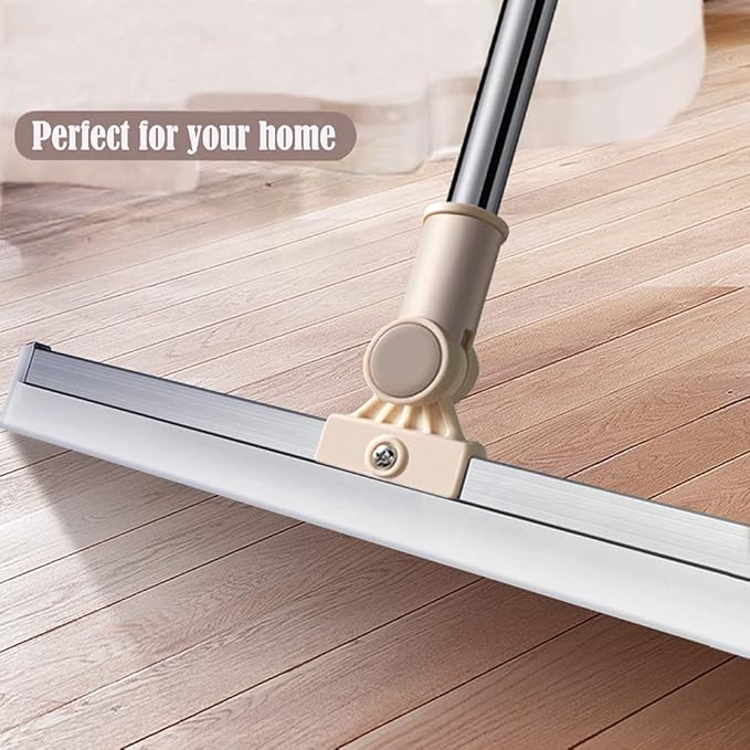 20 inch Wiper - 50 Inch Magic Broom Silicon Floor Wiper 180 Degree Rotating Squeegee Broom