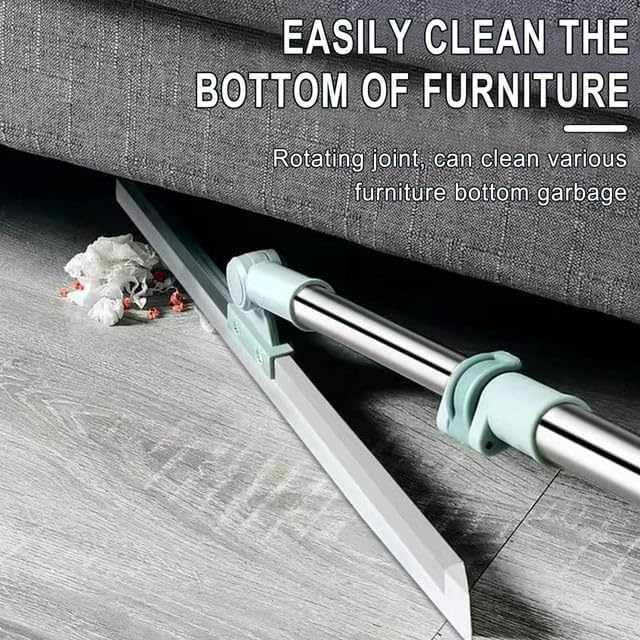 20 inch Wiper - 50 Inch Magic Broom Silicon Floor Wiper 180 Degree Rotating Squeegee Broom